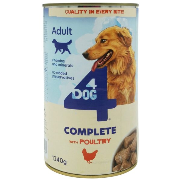 4DOG CONSERVA CAINI 1240G PUI