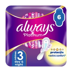 ALWAYS ABSORBANTE 6BUC PLATINUM ULTRA NIGHT, MARIMEA 3