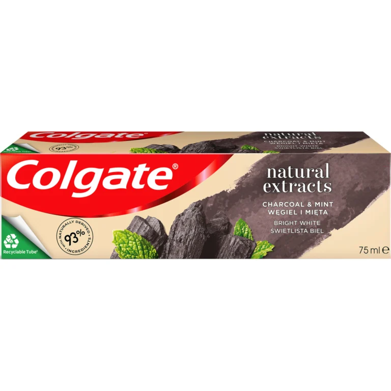 COLGATE PASTA DINTI 75ML NATURAL EXTRACT CHARCOAL SHINE
