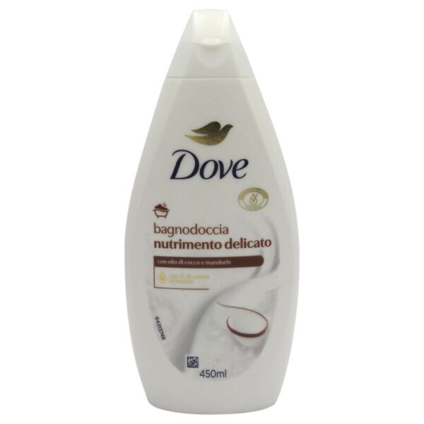 DOVE GEL DUS 450ML NUTRIMENTO DELICATO