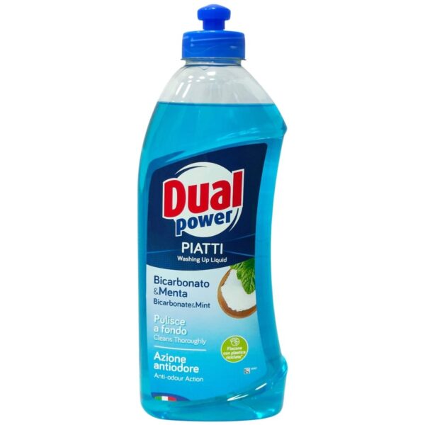 DUAL DETERGENT VASE FARA POMPA 1000ML BICARBONATO E MENTA DUAL DETERGENT VASE FARA POMPA 1000ML BICARBONATO E MENTA