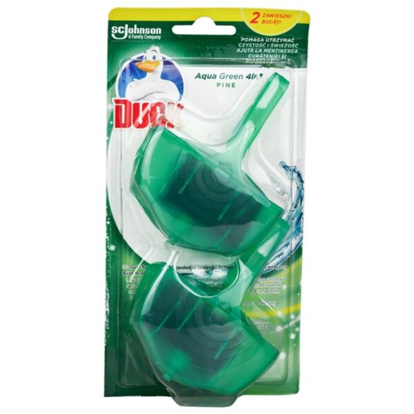 DUCK ANITRA ODORIZANT WC 2X36G AQUA GREEN