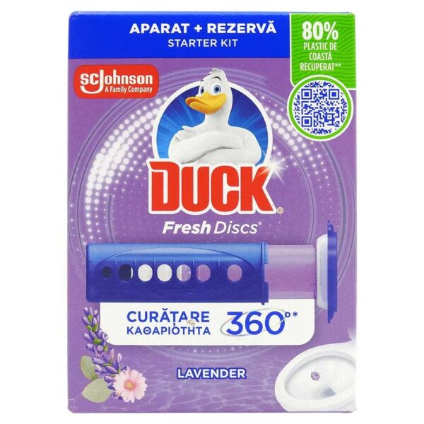 DUCK FRESH DISCS APARAT WC 36ML LAVANDA