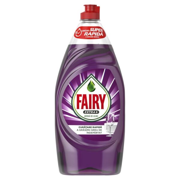 FAIRY EXTRA PLUS DETERGENT VASE LICHID 900ML LILIAC
