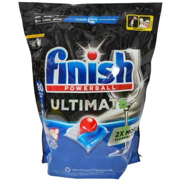 FINISH DETERGENT VASE CAPSULE 80BUC POWERBALL ULTIMATE