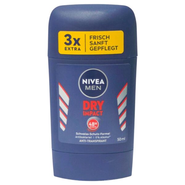 NIVEA ANTIPERSPIRANT STICK 50ML MEN DRY IMPACT