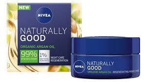 NIVEA CREMA FATA 50ML NATURALLY GOOD ULEI ARGAN
