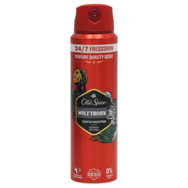 OLD SPICE DEODORANT 150ML WOLFTHORN