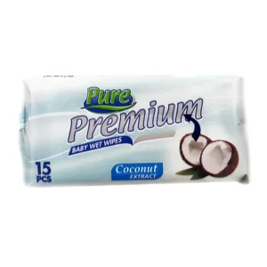 PURE PREMIUM SERVETELE UMEDE BUZUNAR 15BUC DIVERSE SORTIMENTE