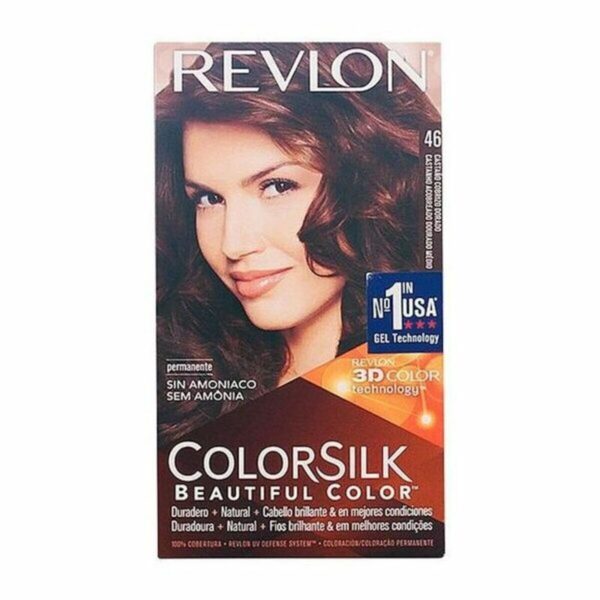 REVLON COLOR SILK VOPSEA PAR 46 MEDIUM GOLDEN CHESTNUT BROWN