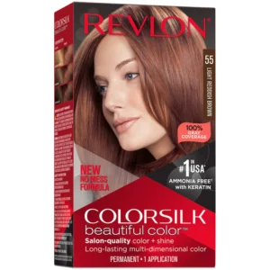 REVLON COLOR SILK VOPSEA PAR 55 LIGHT REDDISH BROWN