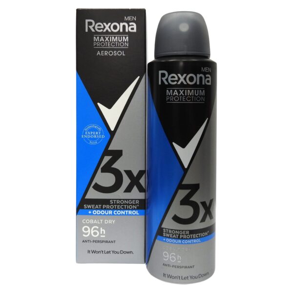 REXONA ANTIPERSPIRANT MAXIMUM PROTECTION 150ML MEN COBALT DRY