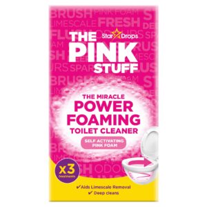 THE PINK STUFF PUDRA SPUMANTA CURATAREA VASULUI TOALETA 3X100G